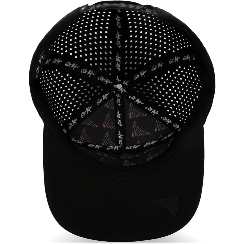 Salt Mafia 7-Panel Flat Brim Water-Resistant Performance Snap Back Hat - Image 2